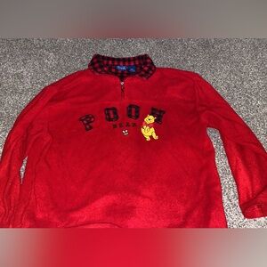Vintage red Winnie the Pooh pullover